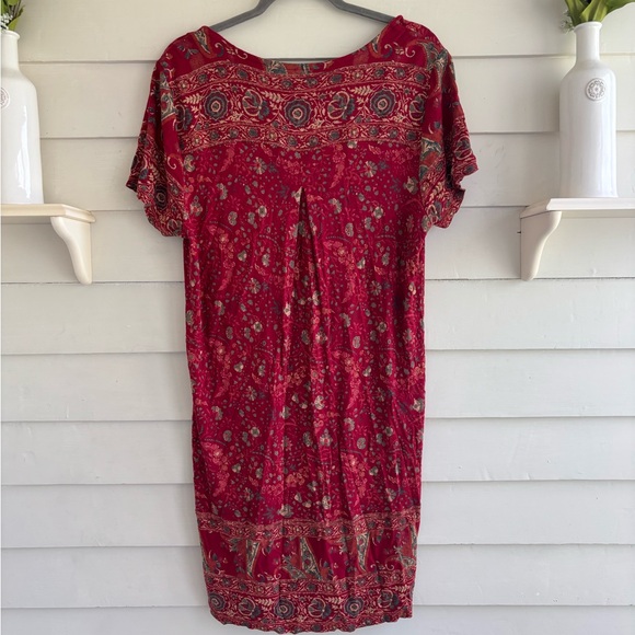 Lucky Brand Bohemian Short Sleeve Dress Women’s Size Large - Picture 13 of 13